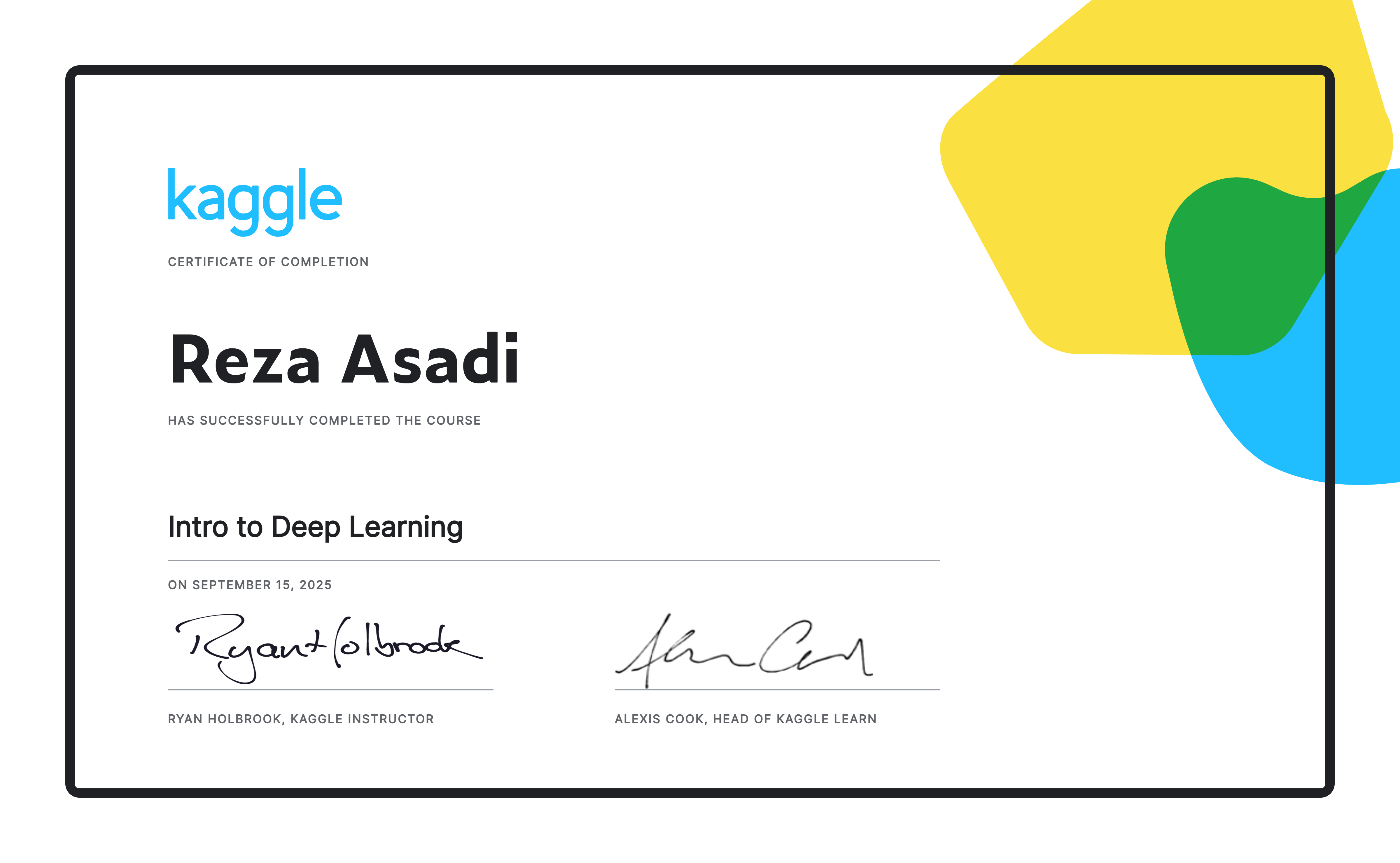 Intro to Deep Learning