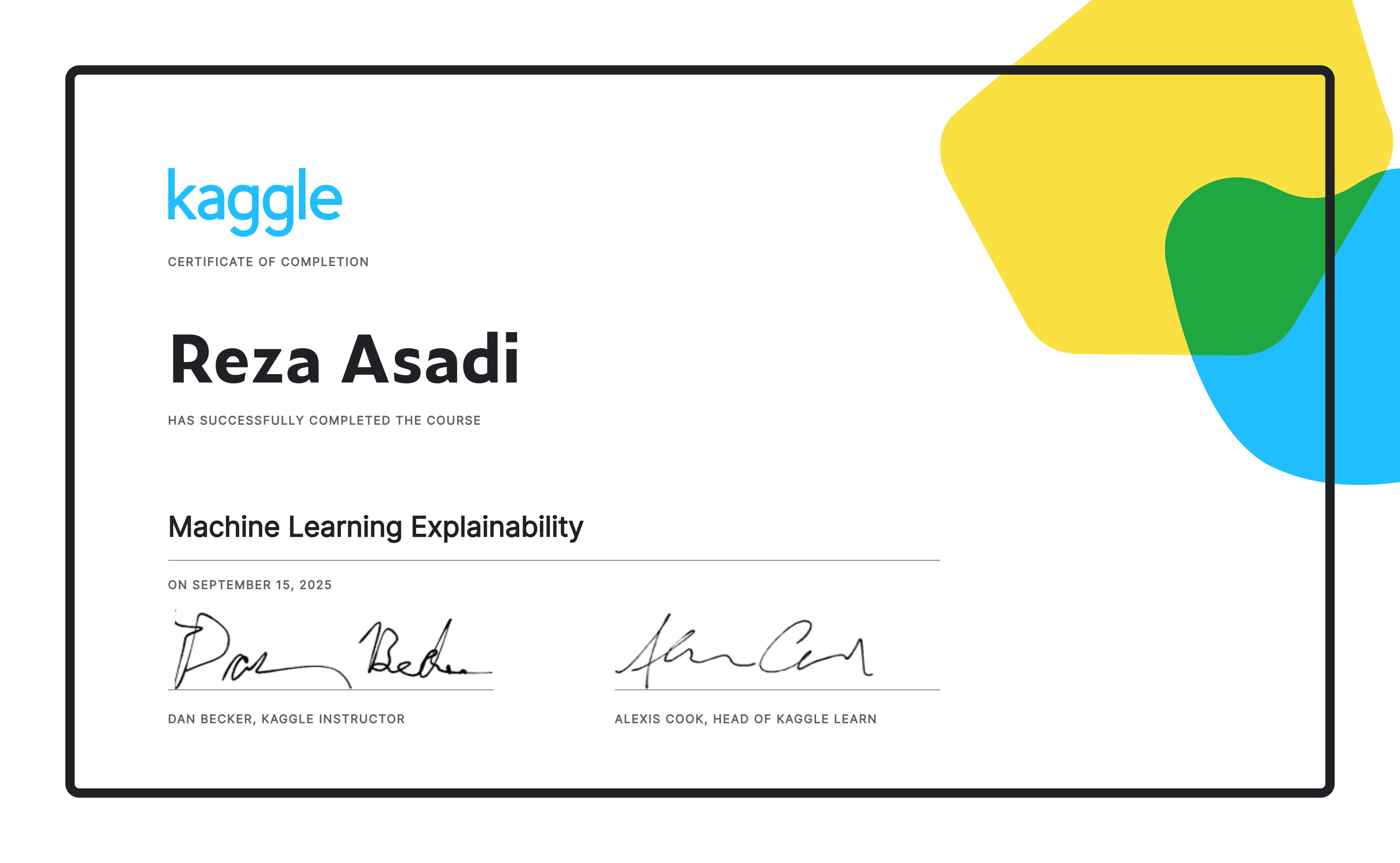 Machine Learning Explainability